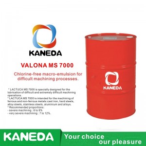 KANEDA LACTUCA MS 7000 Chloorvrije macro-emulsie voor moeilijke bewerkingsprocessen.