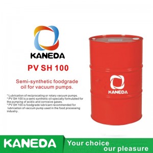 KANEDA PV SH 100 Semi-synthetische foodgrade olie voor vacuümpompen.
