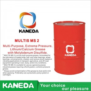 KANEDA MULTIS MS 2 Multifunctioneel, extreme druk, lithium- / calciumvet met molybdeendisulfide.