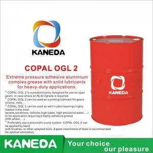 KANEDA COPAL OGL 2 Aluminium smeervet voor extreme druk met vaste smeermiddelen voor zware toepassingen.