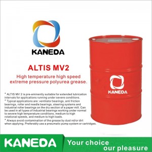 KANEDA ALTIS MV2 Vet op hoge temperatuur en hogedrukpolyurea.