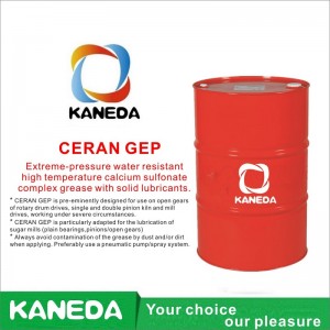 KANEDA CERAN GEP Waterbestendig vet voor extreme druk, calciumsulfonaat op hoge temperatuur met vaste smeermiddelen.